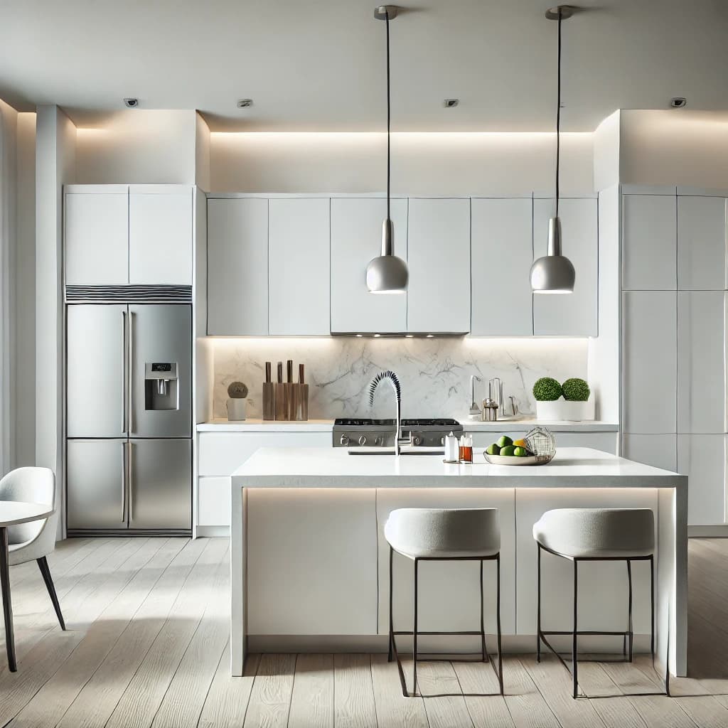 Modern White Kitchen