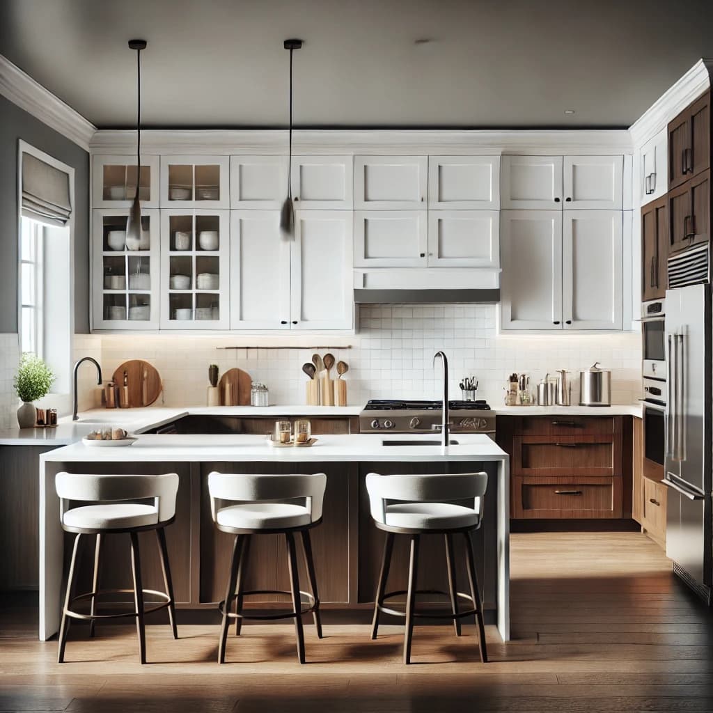 Contemporary Two-Tone Kitchen