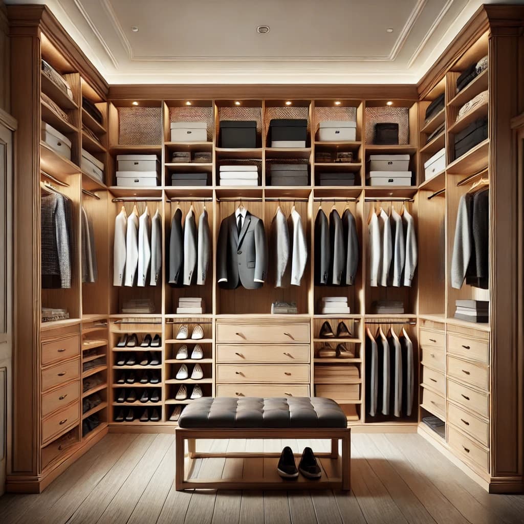 Master Closet Organization